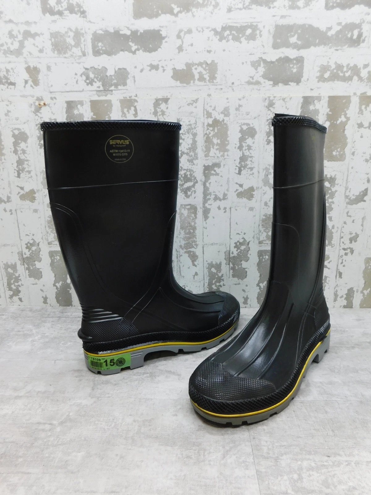 NEW Honeywell Servus Work Safety Boot, 75109/15, Size 15, Chemical Res Steel Toe - Image 1