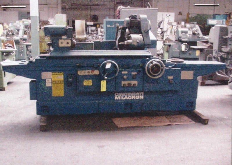 12" x 36" Cincinnati, universal cylindrical grinder, 14" diameter x 1.5" width x 5" hole grinding wheel - Image 1