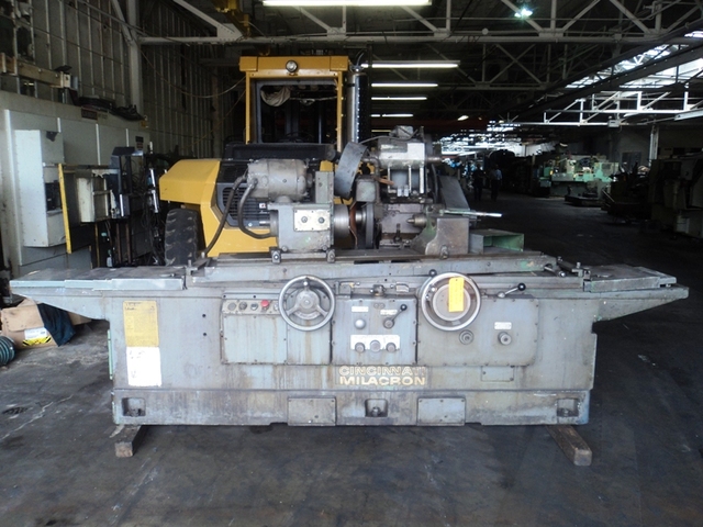 12" x 36" Cincinnati, universal cylindrical grinder, 18" diameter x 3" width x 5" hole grinding wheel, 3-220 - Image 1