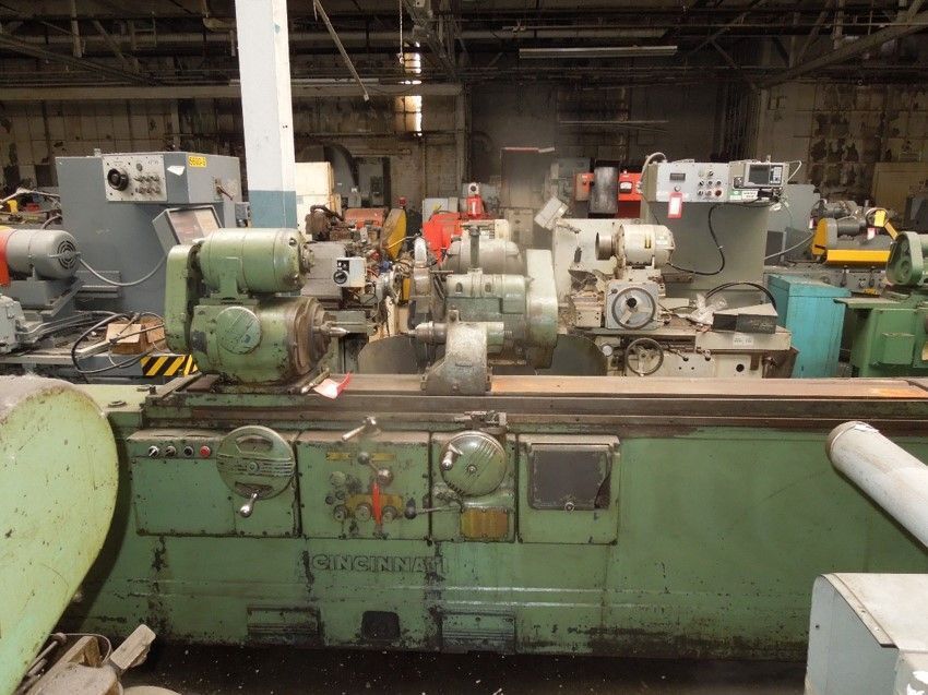 12" x 72" Cincinnati, universal cylindrical grinder, 14" diameter x 1.5" width x 5" hole grinding wheel - Image 8