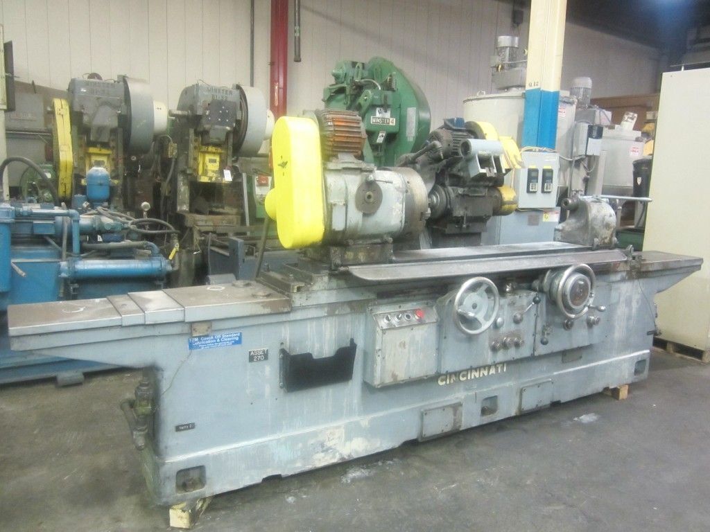 18" x 48" Cincinnati, universal cylindrical grinder, 14" diameter x 1.5" width x 5" hole grinding wheel - Image 7