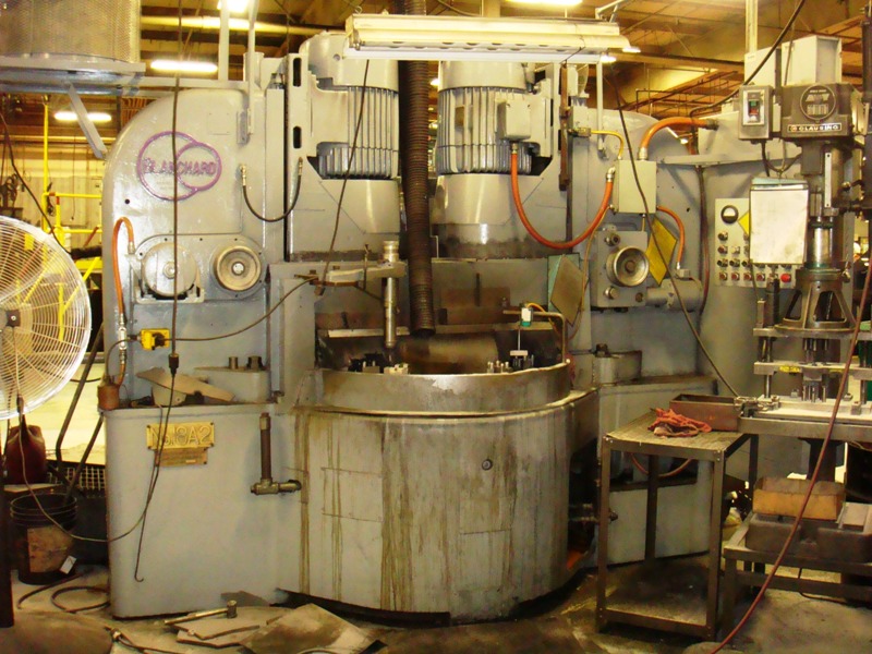 Blanchard #18A2, Automatic surface grinder, 2-spdl., 8" diameter x 12" H Range, 43" O.D. x 26" I.D. work - Image 1