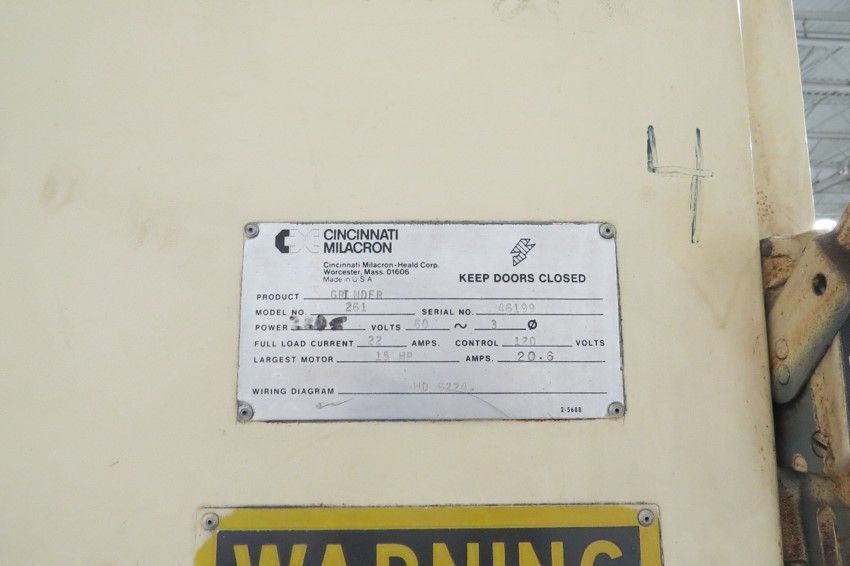 Heald #261, rotary surface grinder, 20" swing, 19"/16" chuck, 14" x 1.5" x 5" wheel, 8" grinding stroke, 12" - Image 5