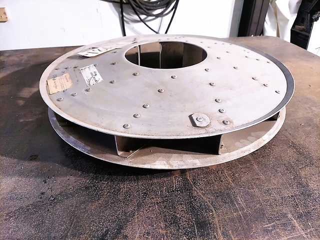New York Blower size 2210A20, pressure blower wheel, w3heel only, unused surplus - Image 2