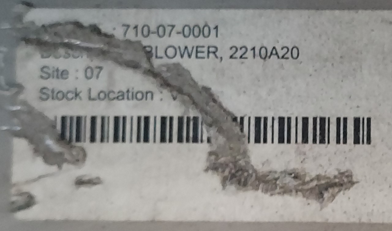 New York Blower size 2210A20, pressure blower wheel, w3heel only, unused surplus - Image 4