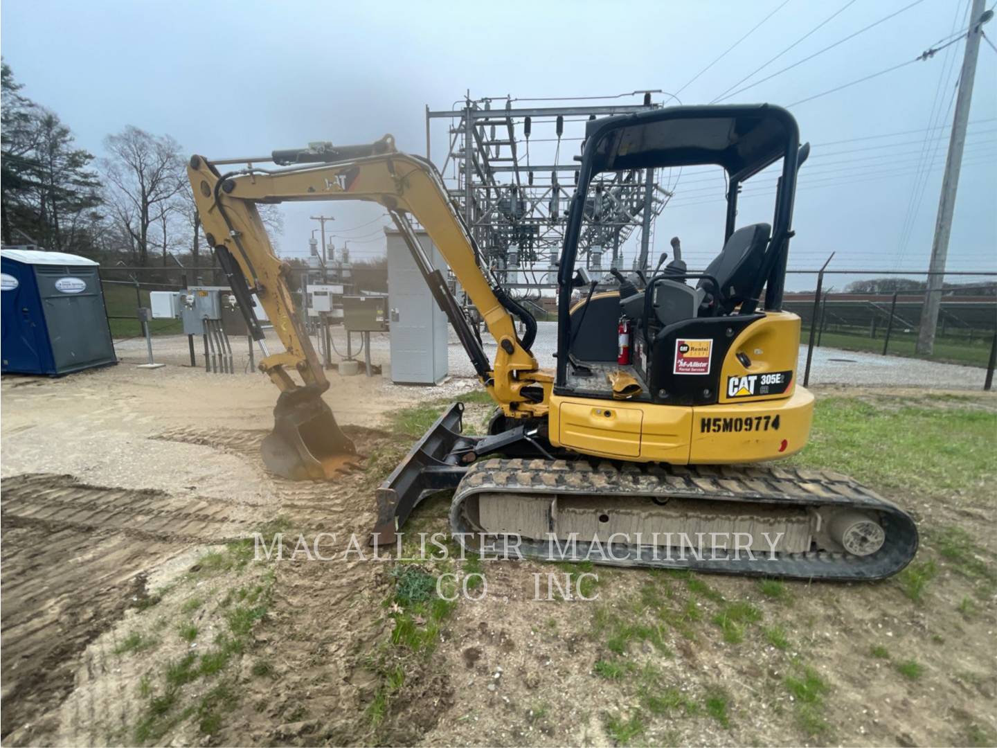 Caterpillar 305E2CR, Crawler Excavator, 1800 hours, S/N: H5M09774, 2019 - Image 1
