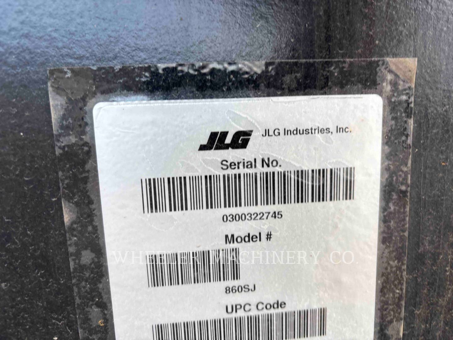 Jlg Industries, Inc. 860SJ SP, Articulated Boom Lift, S/N: 0300322745, 2024 - Image 7