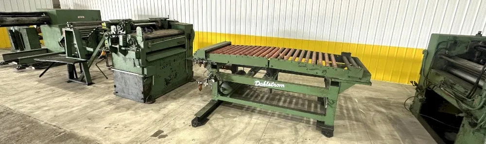 48" RBI #RM48-20S, Automatic Feed Dahlstrom Cut-To-Length line, 20000 lb., 16"-20" Coil I.D., 20" x 24" Coil - Image 1