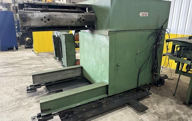 20000 lb. Red Bud #RM-48-20S, Coil Reel Uncoiler & Car, 48" Width - Image 2