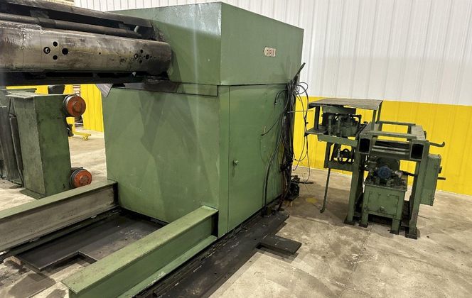 20000 lb. Red Bud #RM-48-20S, Coil Reel Uncoiler & Car, 48" Width - Image 4