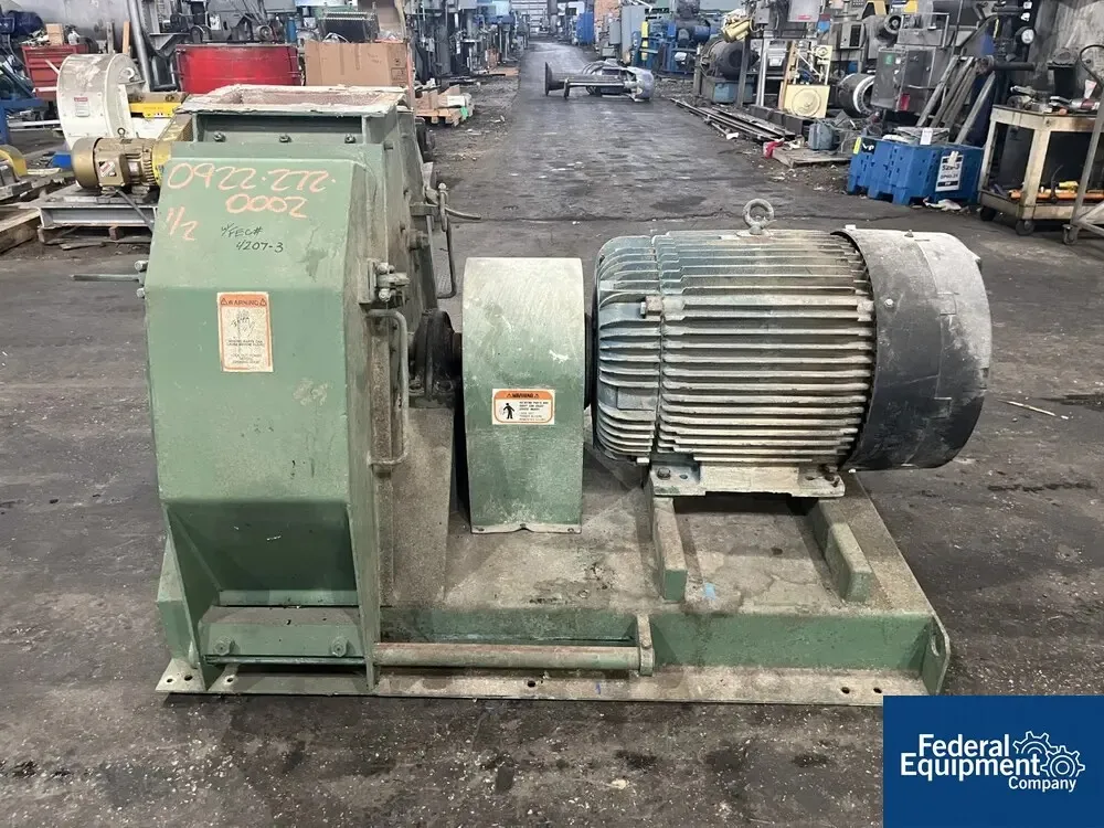 Andritz Sprout #38124, Hammer Mill, 38" diameter x 12" width Grinding Chamber, 125 HP, 460 V - Image 1