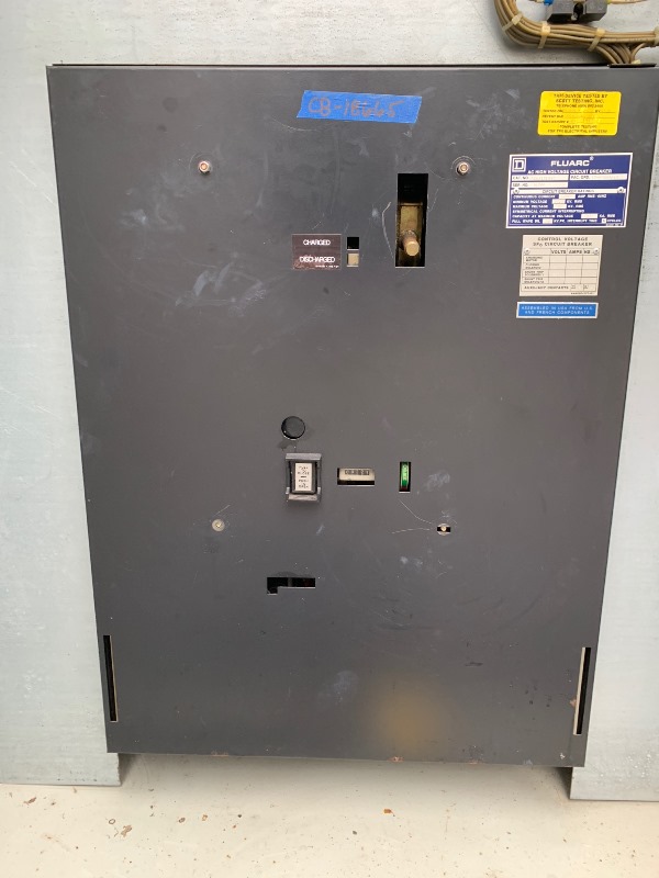 1200 Amp, SQUARE D, No. FLUARC SF6, 34500 Volts, CAT. #FCS3121532 - Image 1
