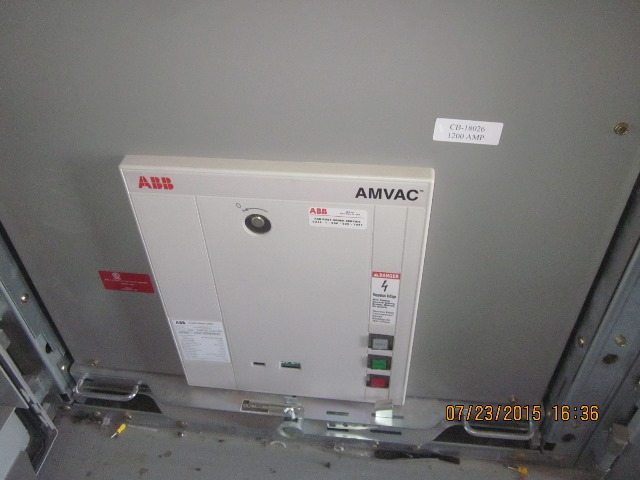 1200 Amp, ABB, AMVAC, 4160 Volts, 2009, ELECTRICALLY OPERATED, UNUSED:1 - Image 1