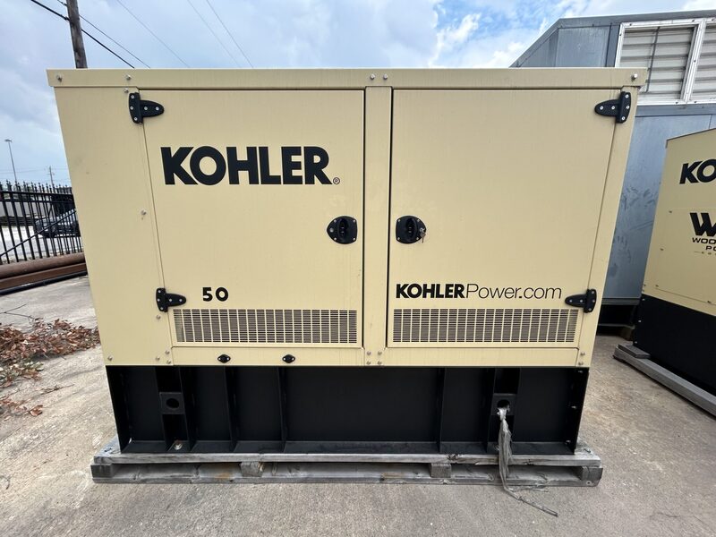 50 KW Kohler #50REOZK, diesel generator set, 120/208 Volts, 3-phase, 86 HP @ 1800 RPM, KDI3404TM engine, Tier - Image 1