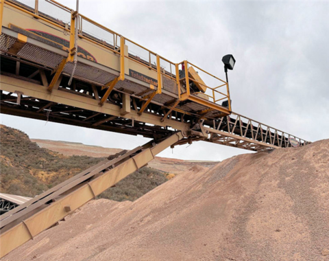 30" wide x 170' long, Superior #F30X170TSSA, stacking belt conveyor, 2016 - Image 1