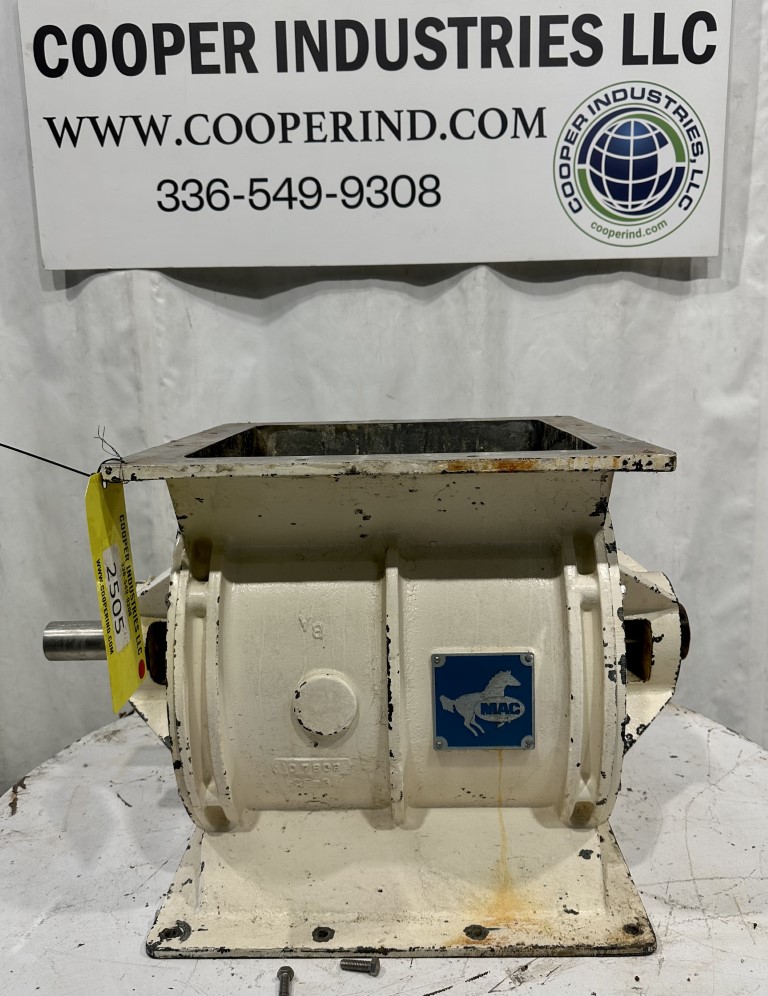 16" x 16" MAC, Stainless rotary airlock, 1-7/8" dia shaft - Image 1