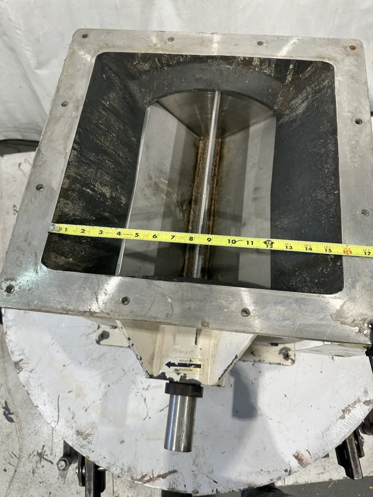 16" x 16" MAC, Stainless rotary airlock, 1-7/8" dia shaft - Image 6