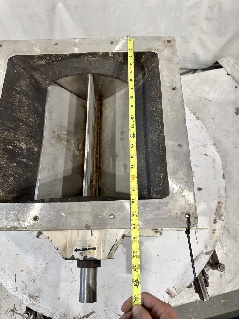 16" x 16" MAC, Stainless rotary airlock, 1-7/8" dia shaft - Image 7