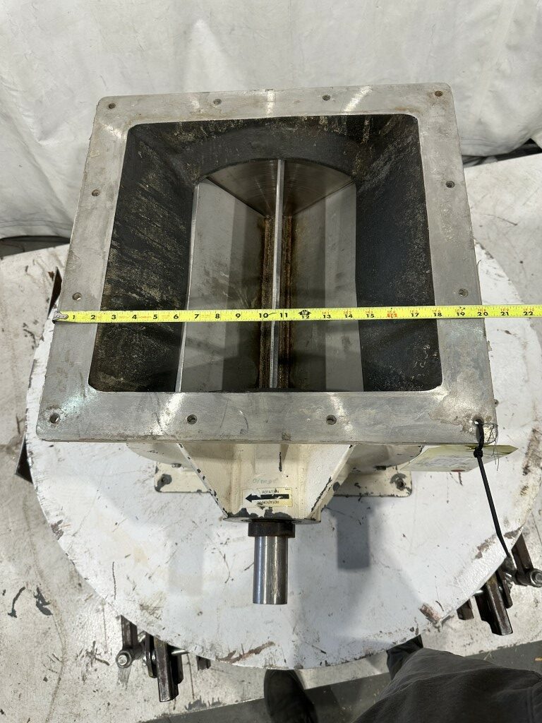 16" x 16" MAC, Stainless rotary airlock, 1-7/8" dia shaft - Image 8