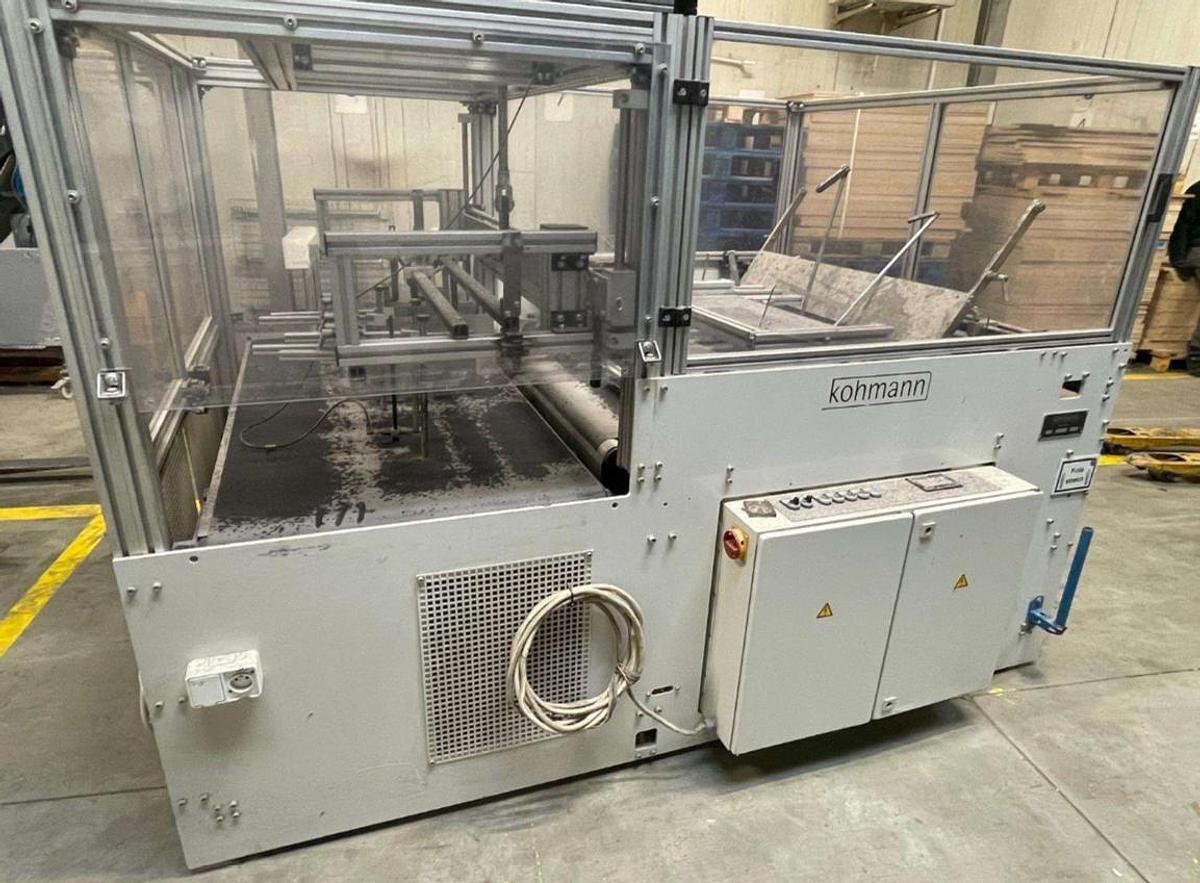 20" Window patching machine for cardboard, Kohmann #F-1100, dual lane, 2015 - Image 3