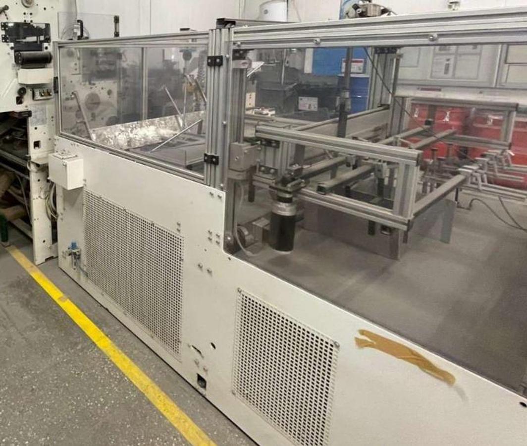 20" Window patching machine for cardboard, Kohmann #F-1100, dual lane, 2015 - Image 4