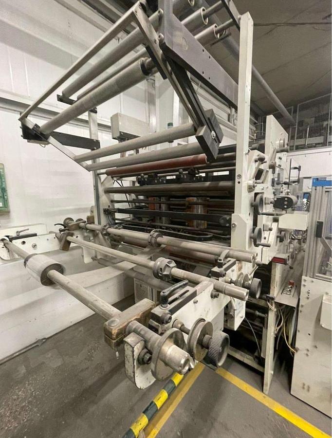 20" Window patching machine for cardboard, Kohmann #F-1100, dual lane, 2015 - Image 5