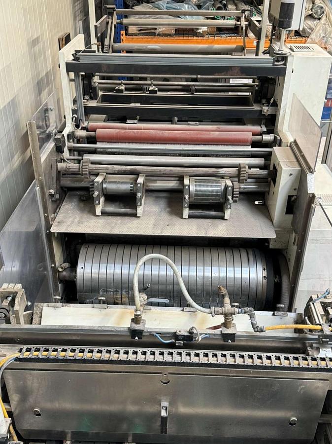 20" Window patching machine for cardboard, Kohmann #F-1100, dual lane, 2015 - Image 9
