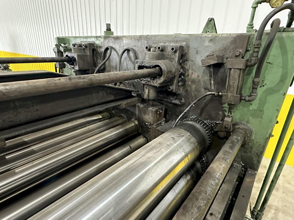 48" x 14" gauge Automatic Feed #13-32-48, Roll Straightener Leveler, 6 Over 7, Exit/Entry Pinch Rolls - Image 6