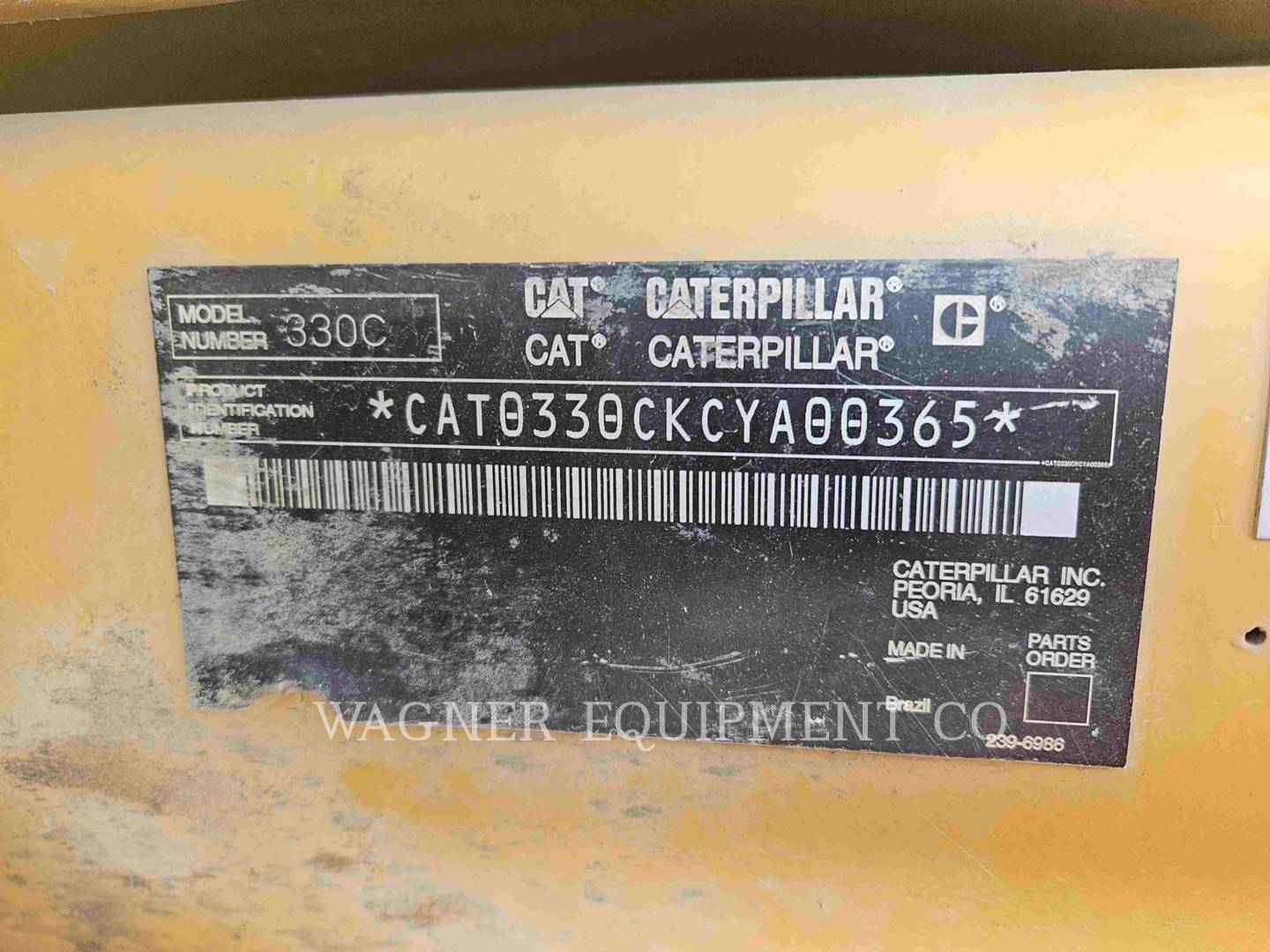 Caterpillar 330CL, Crawler Excavator, 15000 hours, S/N: CYA00365, 2004 - Image 6