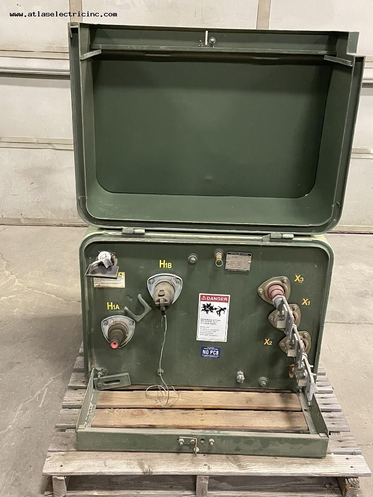 100 KVA 13200Y/7620 Primary, 120/240 Secondary, General Electric, oil filled padmount transformer, 1-phase - Image 4