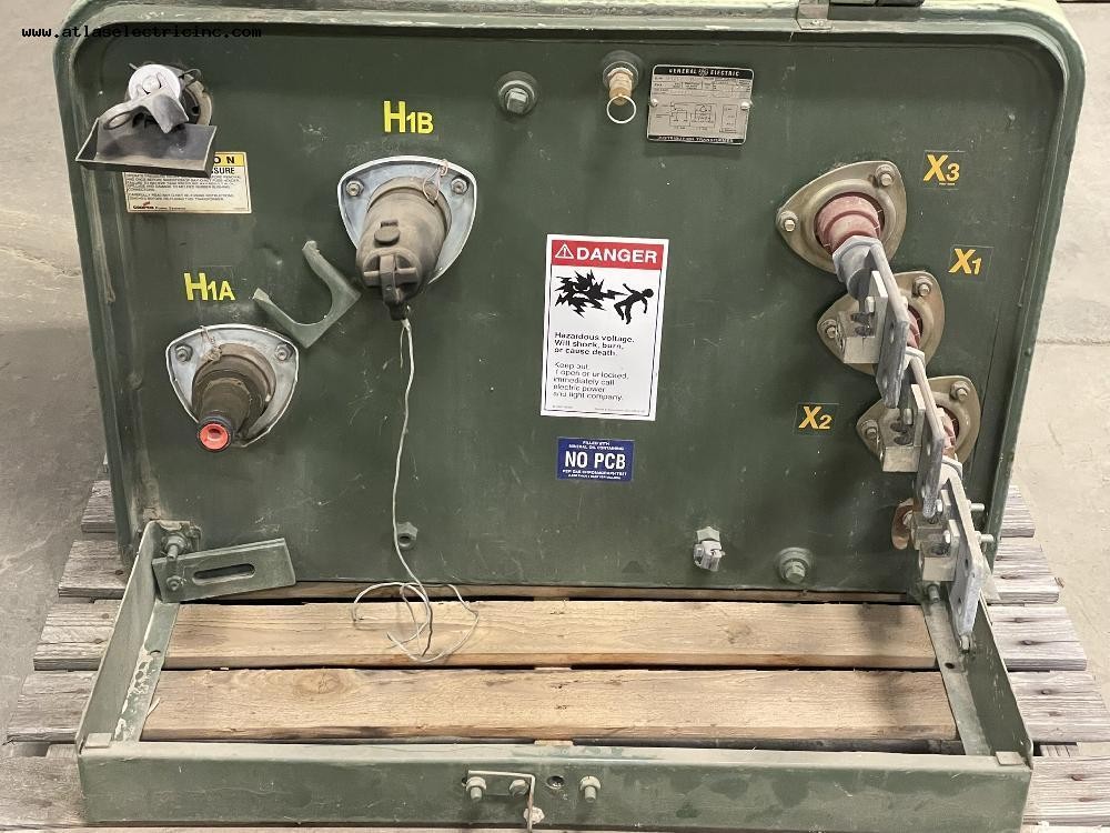 100 KVA 13200Y/7620 Primary, 120/240 Secondary, General Electric, oil filled padmount transformer, 1-phase - Image 5