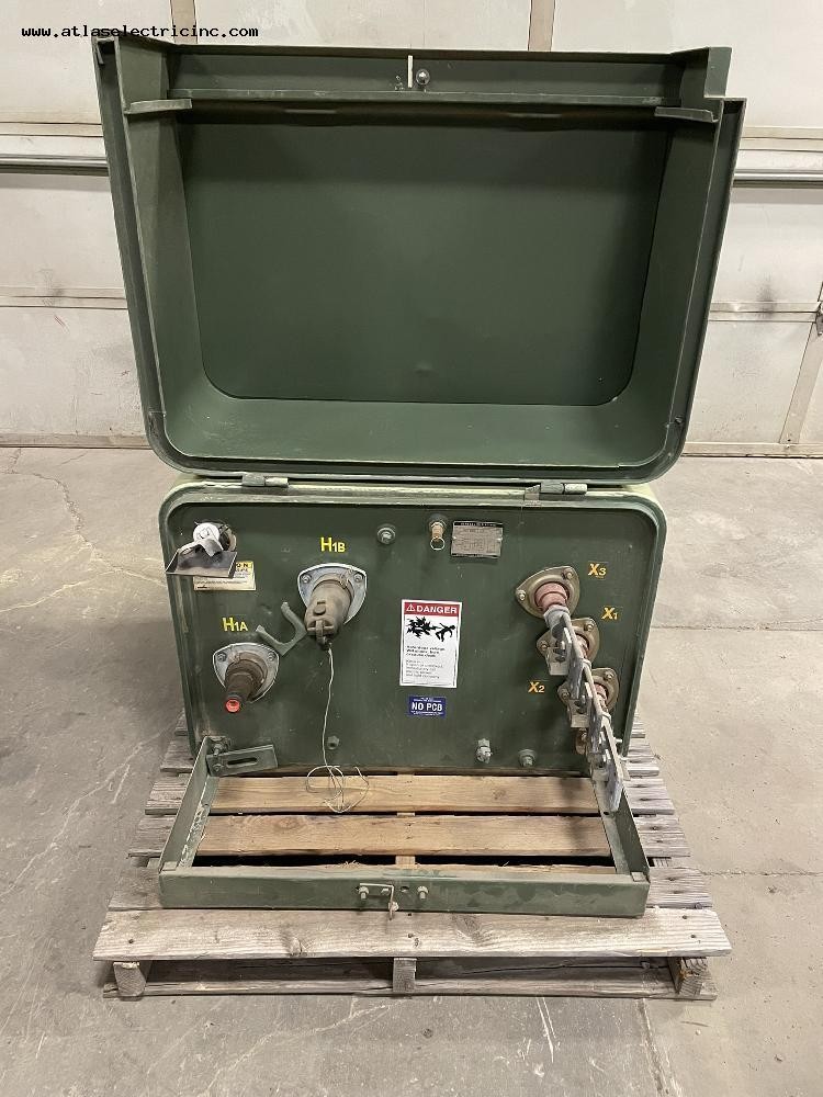 100 KVA 13200Y/7620 Primary, 120/240 Secondary, General Electric, oil filled padmount transformer, 1-phase - Image 10
