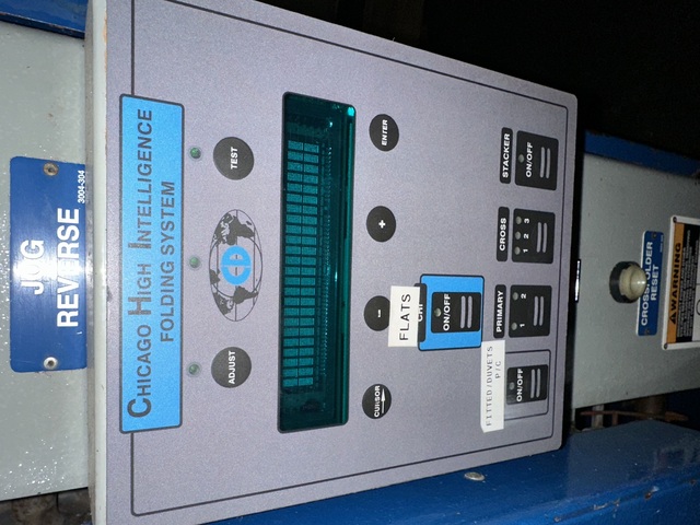 2-Lane Chicago Dryer #S-10-2000, folder, 480 V., 3.65 Amps - Image 2