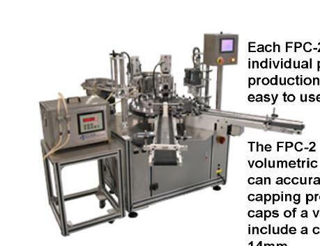 Accutek #FPC-2, cannabis processing, 20-30 BPM, 220 V., 1-phase, 80 psi, 1 cfm, bottle - Image 2
