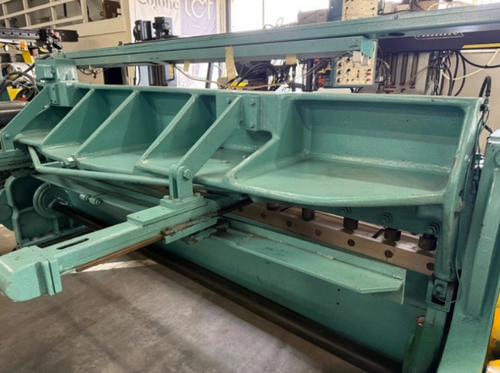 10 gauge x 10' Wysong #1010-RD, Mechanical Power Squaring Shear, 120" cut, 60 SPM, 3/8" taper, 5 HP, w/ - Image 2