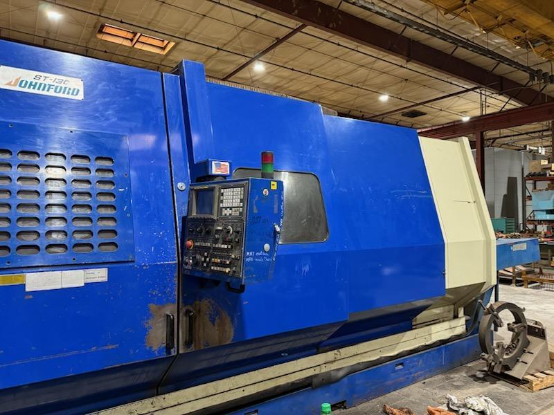Johnford #ST-130C, CNC Lathe, 36.2" swing, 27.6" swing over cross slide, 20"/24" chuck, 5.5" bar, 7.9" - Image 1