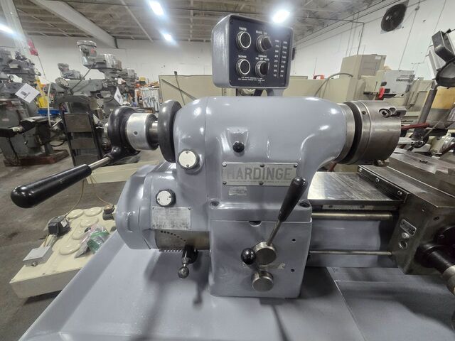 11" x 20" Hardinge #HLV-H, precision toolroom lathe, 6" 3-jaw chuck, 1.25" bore, 1.5 HP, 3000 RPM, tailstock - Image 5
