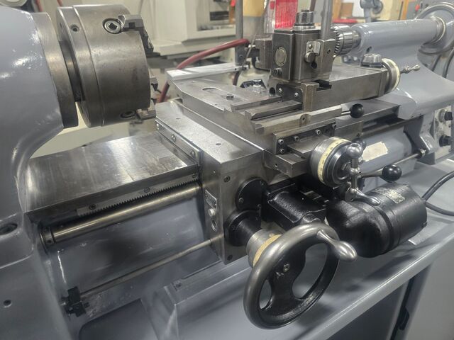 11" x 20" Hardinge #HLV-H, precision toolroom lathe, 6" 3-jaw chuck, 1.25" bore, 1.5 HP, 3000 RPM, tailstock - Image 6