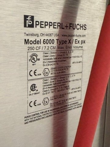 200 gallon Pepper+Fuchs, Stainless steel mix tank with purge system, 36" dia. x 48" straight side - Image 6