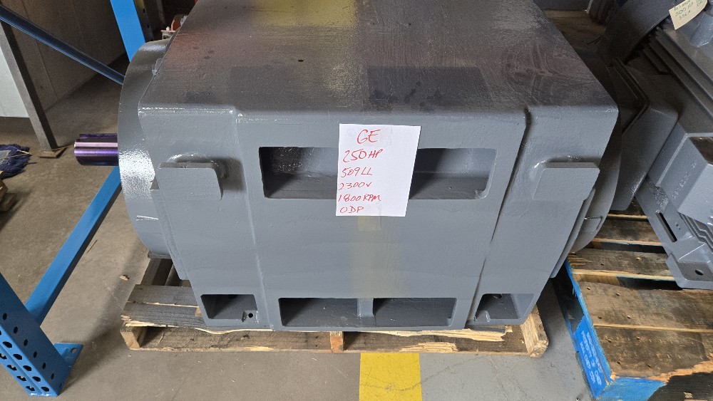 250 HP 1800 RPM General Electric, Frame 509LL, ODP, 2300 Volts - Image 1