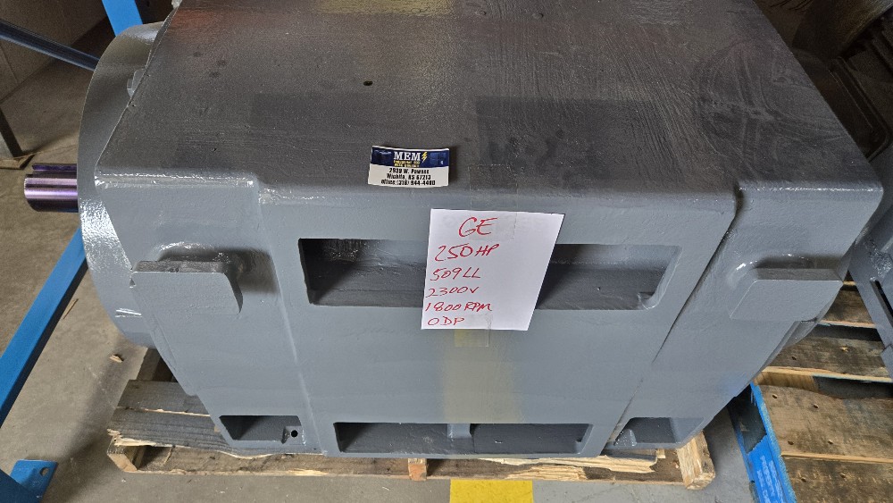 250 HP 1800 RPM General Electric, Frame 509LL, ODP, 2300 Volts - Image 3