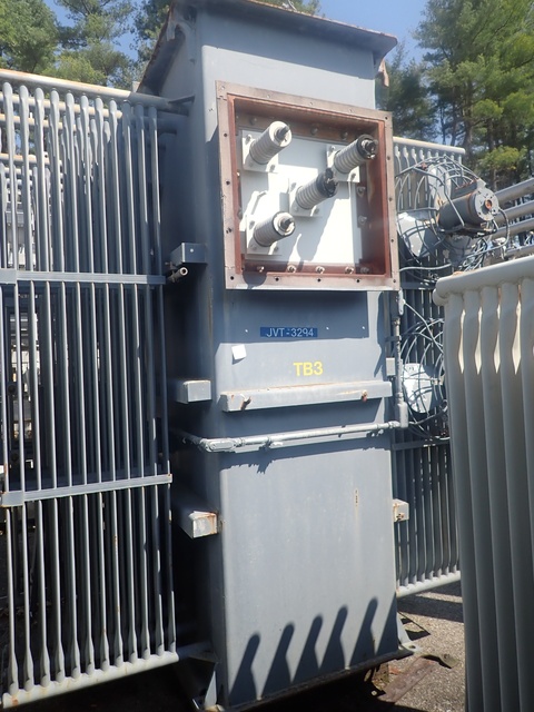 3750/4687 kVA, 22900 Delta Primary, 4160/2400 WYE Secondary, General Electric Substation - Image 2