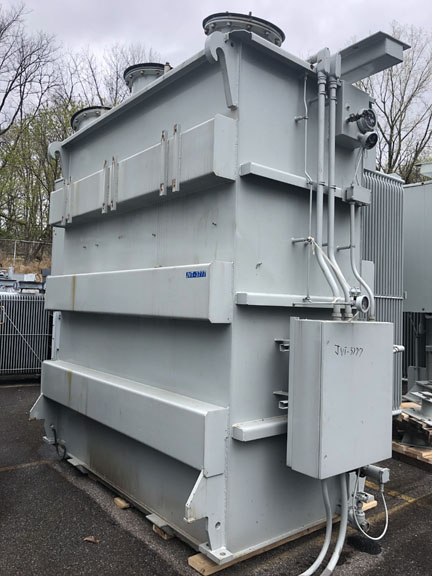 7500/8400/10500 kVA, 115000 Delta Primary, 4160/2400 WYE Secondary, General Electric Substation - Image 3