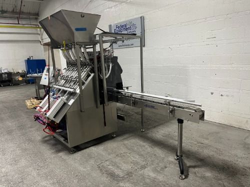 Accutek #AVF-10, Bottle Liquid Filling Line, 10-Head, 100 bottles/min., 42" diameter Feed Table, 15" - Image 11