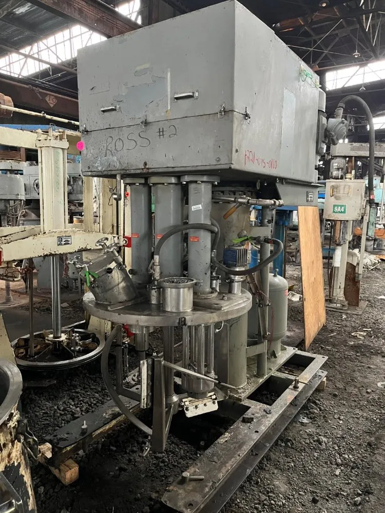 Ross #PVM-100, Triple Motion Vacuum Mixer, Stainless Steel, 100 gallon, 1.5" max width, 10" Feed length - Image 5