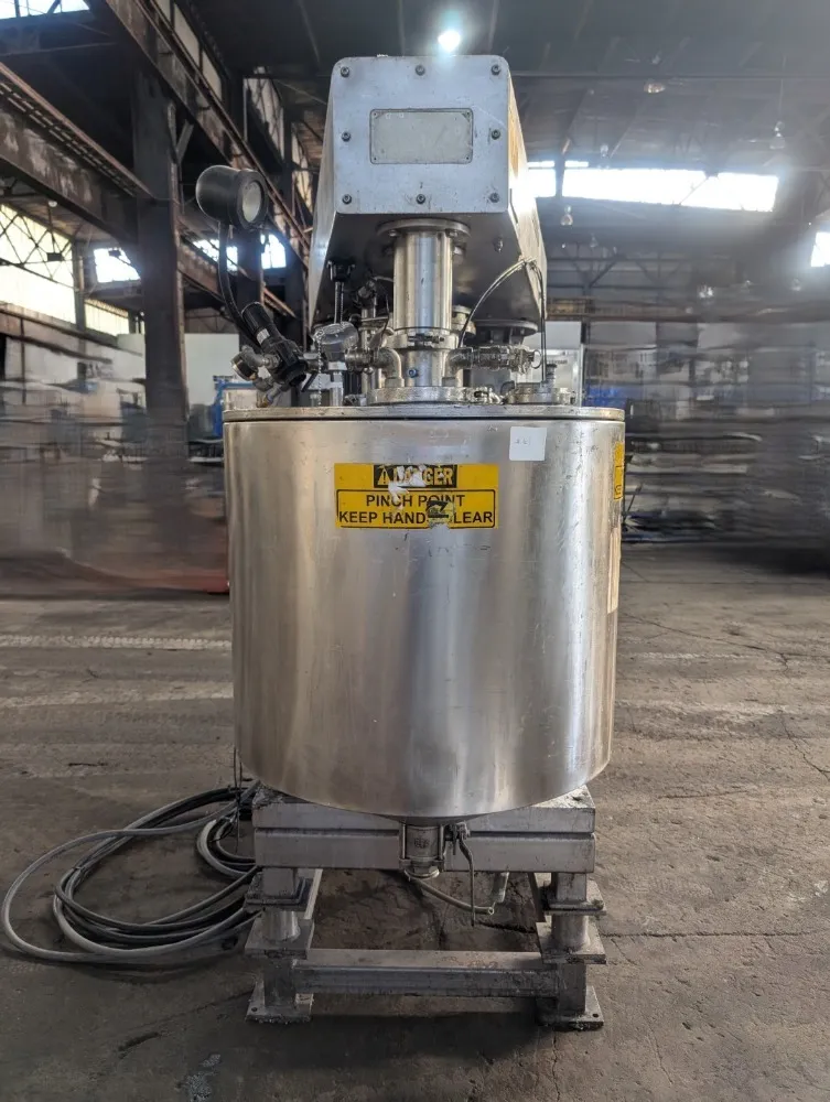 50 gallon Scott Turbon #DAV-50, Planetary Mixer, Stainless Steel, 36 psi @ 210 F Jacket, 20 HP, 1996 - Image 3