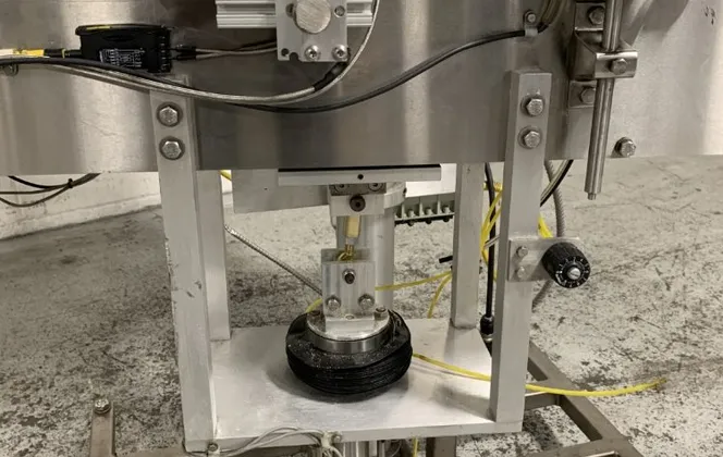 Per-Fil #Micro-SCW, loss in weight powder fill, 1-Head, 10-15 CPM, 96" L Bottle Conveyor, 120 V, 2012 - Image 8