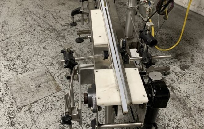 Per-Fil #Micro-SCW, loss in weight powder fill, 1-Head, 10-15 CPM, 96" L Bottle Conveyor, 120 V, 2012 - Image 9