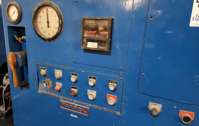 Farrel Banbury #BR, Mixer, carbon steel, 6" x 2.5" Feed Opening, 150 psi, 25/17/12/8.5 HP, 1750/1155/875/575 - Image 7