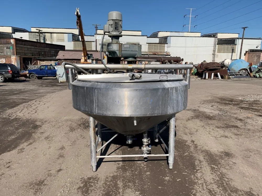 300 gallon APV Crepaco, Stainless Steel Kettle, 64" diameter x 14" straight side, 75 psi @ 350 F Jacket, 3 - Image 3